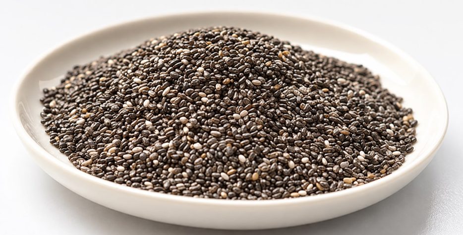 Chia seeds are a source of protein, fiber, fatty acids and Omega 3 of vegetable origin, they contain good quality protein because they contain all the essential amino acids. Reduces cravings between meals and improves the digestive tract, stimulating the metabolic rate throughout the day
