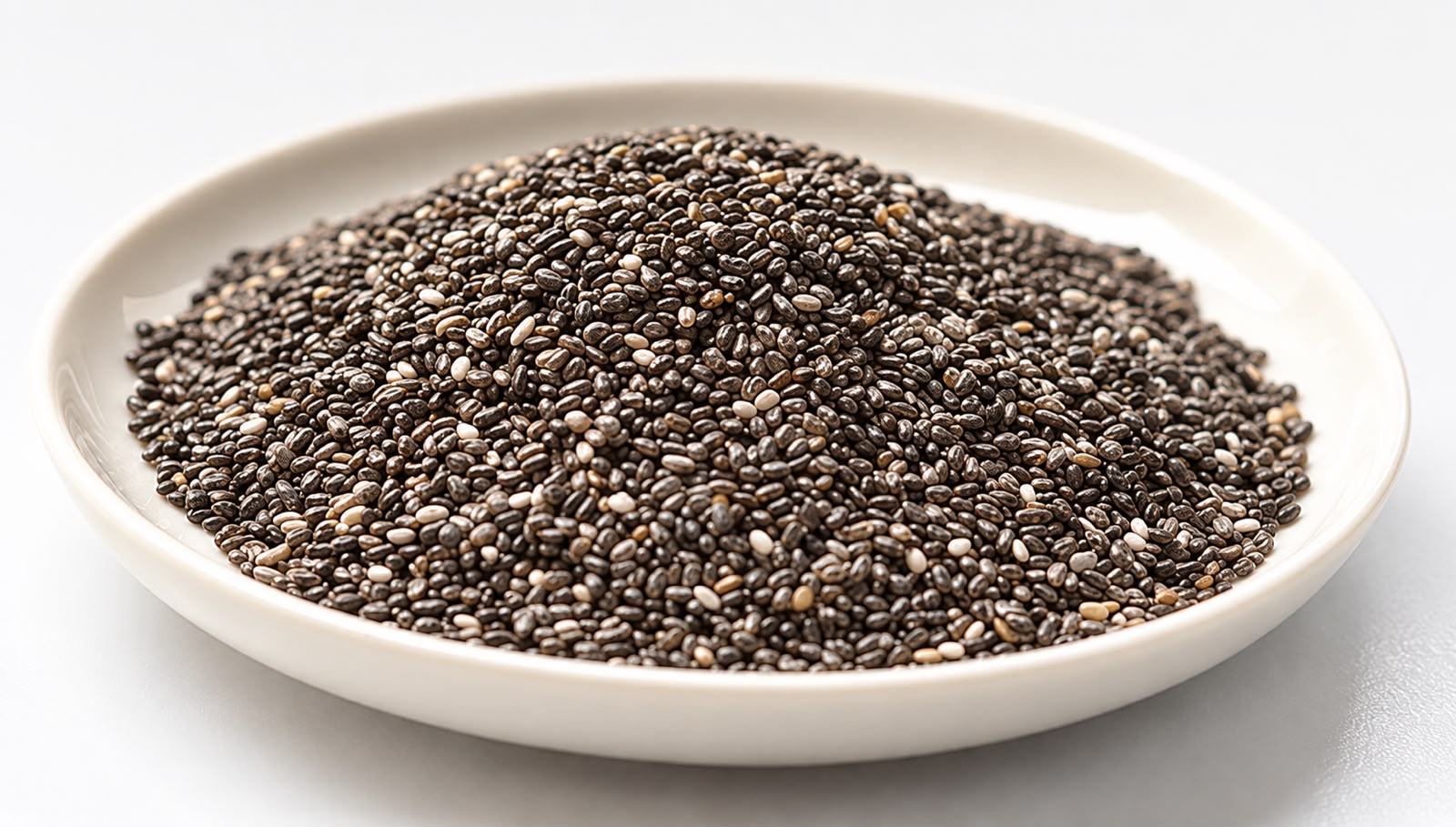 Chia seeds are a source of protein, fiber, fatty acids and Omega 3 of vegetable origin, they contain good quality protein because they contain all the essential amino acids. Reduces cravings between meals and improves the digestive tract, stimulating the metabolic rate throughout the day
